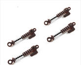HobbyPlus Complete Shocks Set (Black)4pcs - HeliDirect